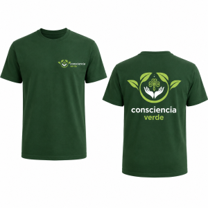 Camiseta Consciencia Verde – Verde Bosque
