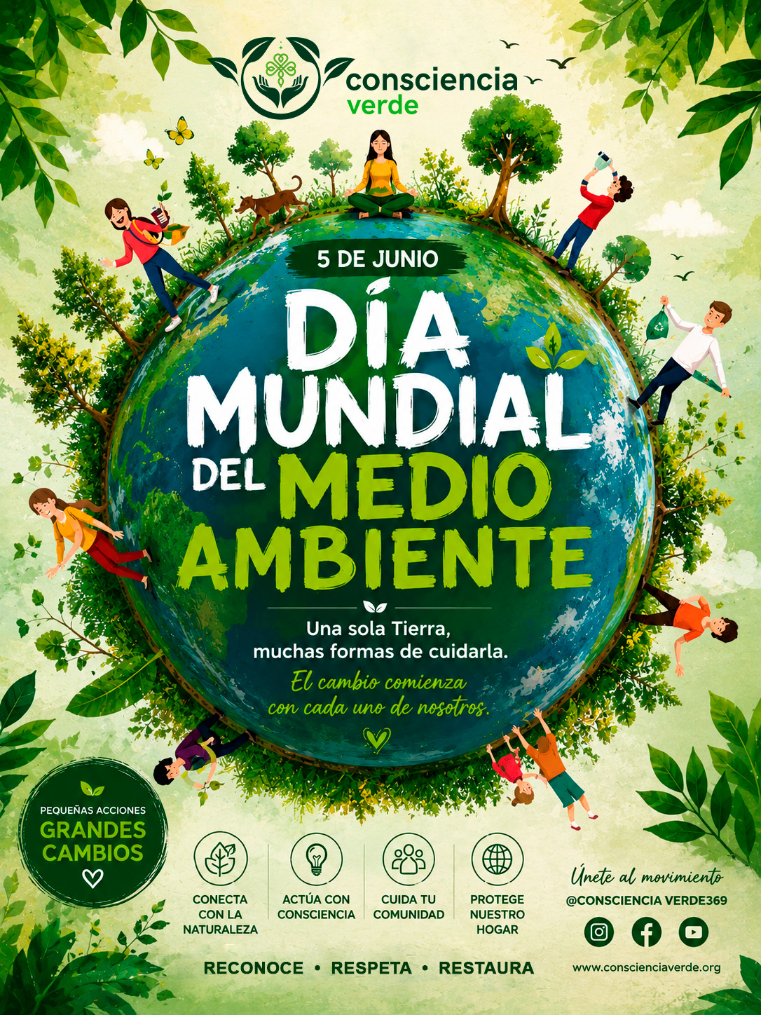 Día Mundial del Medio Ambiente: Reconocer, Respetar y Restaurar Nuestra Relación con la Tierra